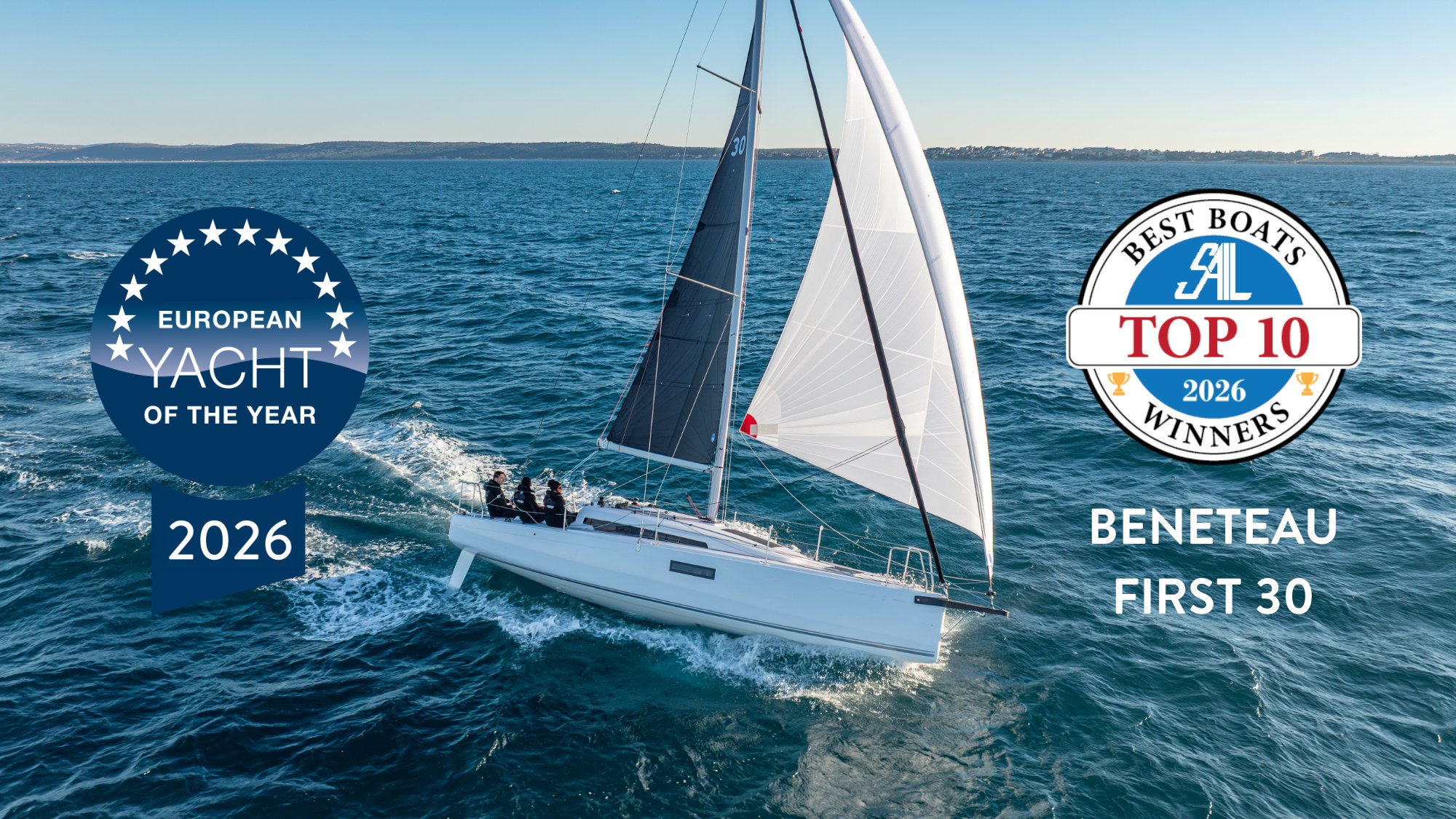 Beneteau First 30, European Yacht of the Year 2026 ve Best Boats Top 10 ödüllerini kazandı